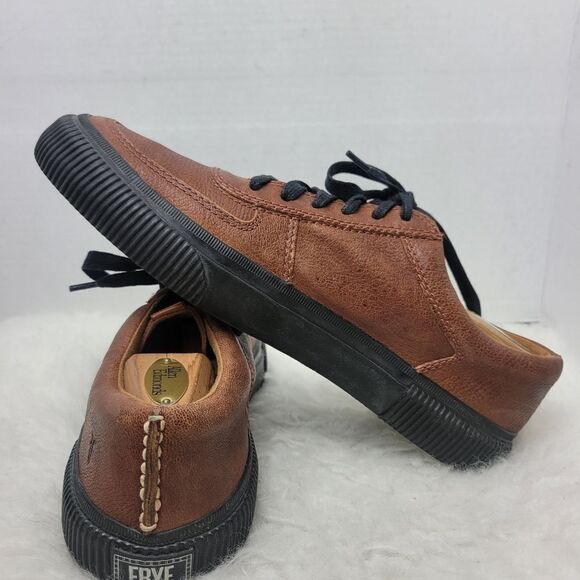 Frye Shawn Law Men's Brown Lace Men's Sneaker Shoes Size 9 - Picture 7 of 11